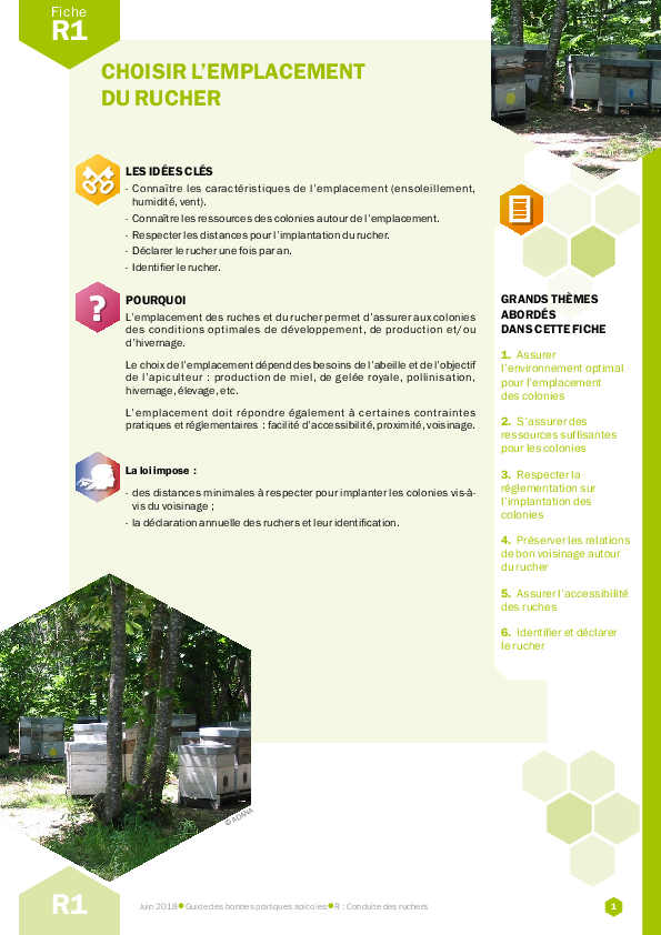 Choisir l'emplacement du rucher